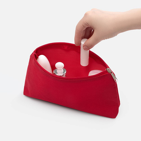 Косметичка Looksi, красная - рис 5.