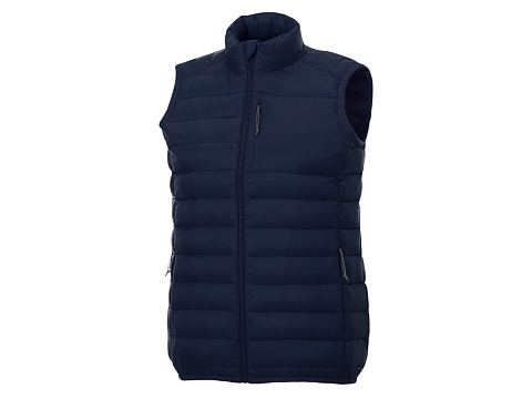 Женский утепленный жилет Pallas  из переработанных материалов по стандарту GRS - Темно - синий