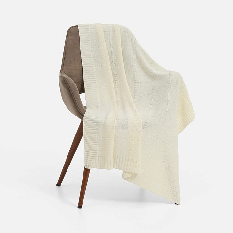 Плед Quadrisma, белый (молочный) - рис 2.