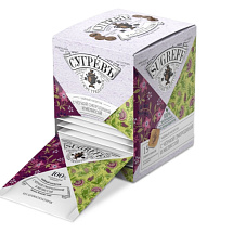 Чайный напиток с Листом черной смородины, мелиссой в индивидуальном саше конверте, 15 пакетиков