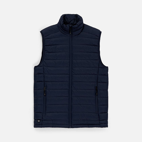 Жилет компактный мужской Stavanger, темно-синий с серым (navy) - рис 2.