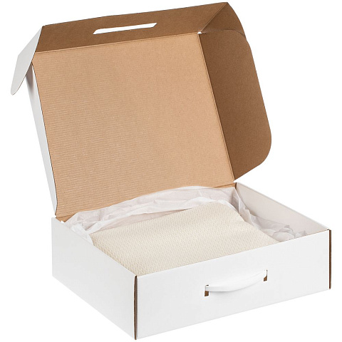Коробка самосборная Light Case, белая, с белой ручкой - рис 4.