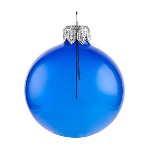 Елочный шар Gala Night в коробке, синий, 6 см - рис 3.