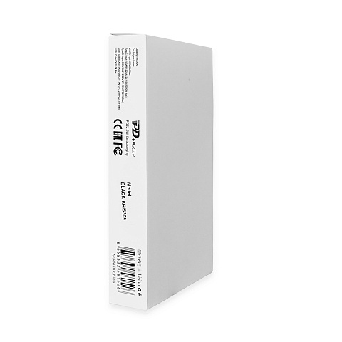 Внешний аккумулятор Kris soft touch, 10000mAh (Синий) - рис 6.