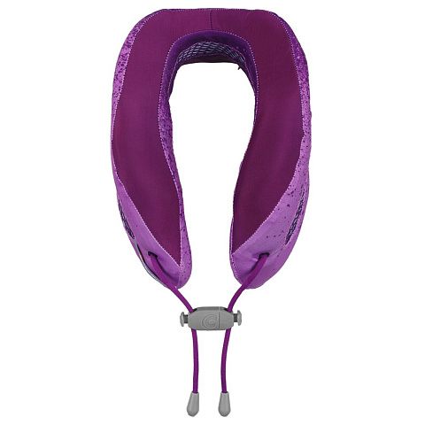 Подушка под шею для путешествий Evolution Cool, фиолетовая - рис 4.