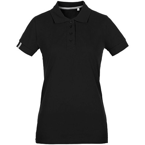 Рубашка поло женская Virma Premium Lady, черная - рис 2.