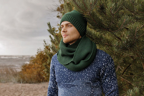 Шапка фактурная Brugge Grand Max, акрил - рис 3.