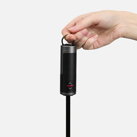 Зонт складной Regenfall, черный - рис 8.