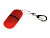 Флешка Goutte Soft-touch на 4 Гб, красный - миниатюра