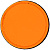 Лейбл из ПВХ с липучкой Menteqo Round, оранжевый неон - миниатюра - рис 3.