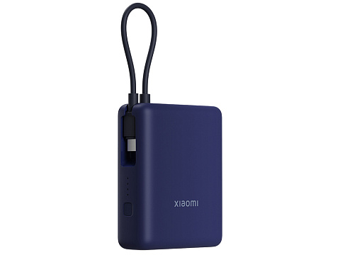 Внешний аккумулятор со встроенным кабелем Xiaomi 33W Power Bank 10000mAh (Integrated Cable) Ice Blue - рис 2.