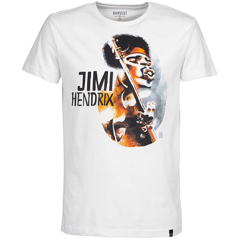 Футболка «Меламед. Jimi Hendrix», белая - рис 3.