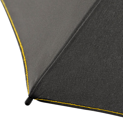 Зонт складной AOC Mini с цветными спицами, желтый - рис 7.