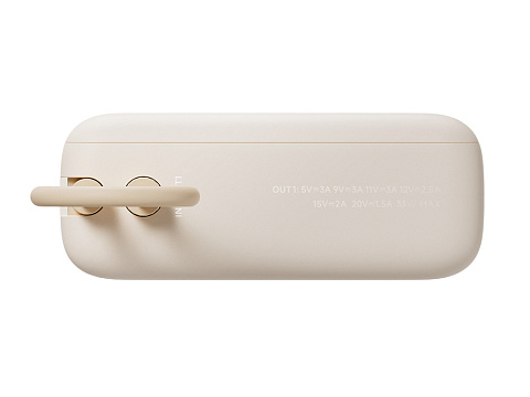 Внешний аккумулятор со встроенным кабелем Xiaomi 33W Power Bank 10000mAh (Integrated Cable) Tan GL - рис 5.