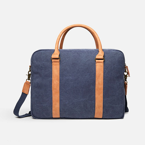 Сумка для ноутбука Bosler, синяя - рис 4.