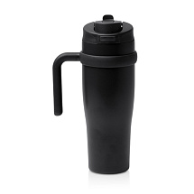 Термокружка KALAM/КАЛАМ с двойными стенками, черный