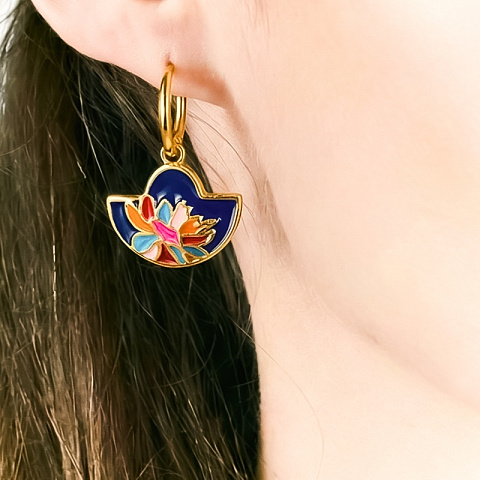Серьги Fiore Luna AE13598-2 - рис 2.