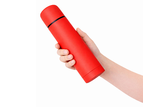 Термос Ямал Soft Touch, 500мл, красный - рис 7.