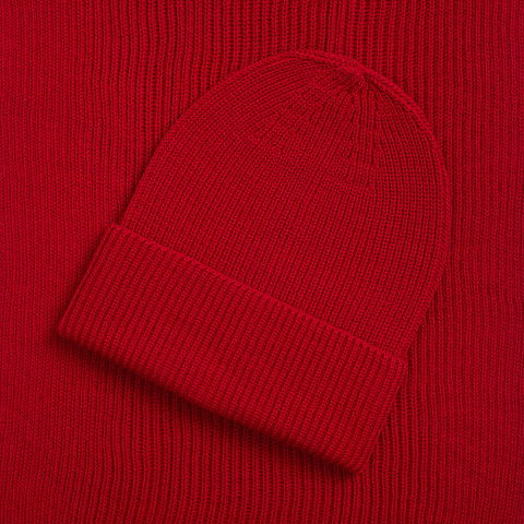 Шапка Nobilis Mono, красная - рис 4.