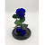 Синяя роза в стеклянной колбе - миниатюра - рис 2.