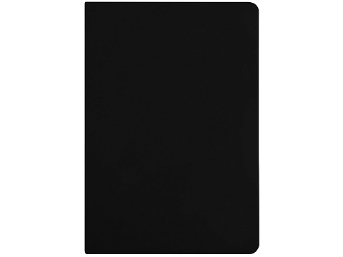 Бизнес-тетрадь А5 Pragmatic Contrast, 40 листов в клетку, черный с голубым срезом - рис 3.