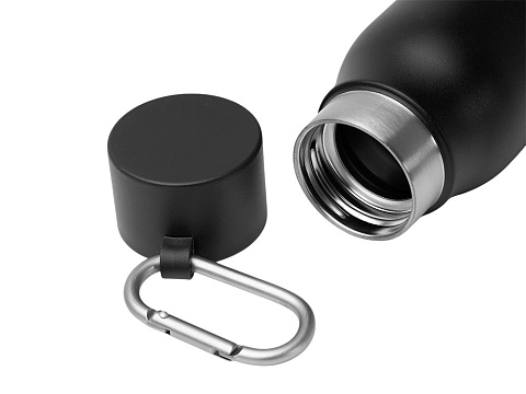 Термобутылка CUBEL/КЬЮБЕЛ с двойными стенками, черный - рис 2.