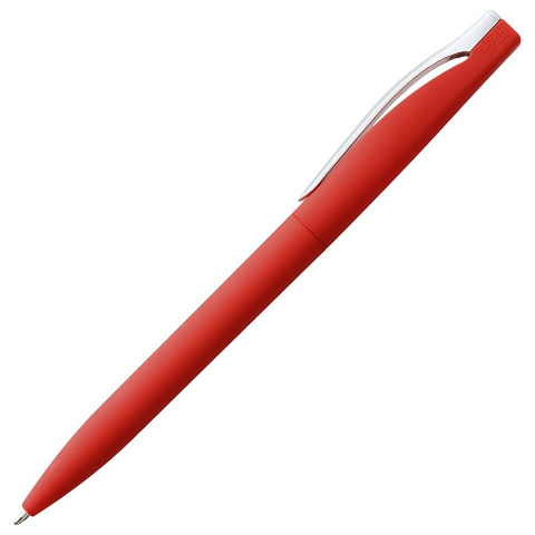 Ручка шариковая Pin Soft Touch, красная - рис 6.