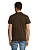 Рубашка поло мужская Summer 170, темно-коричневая (шоколад) - миниатюра - рис 6.