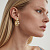 Серьги FREESIA SG GOLDEN Dyrberg Kern 480066 - миниатюра - рис 3.