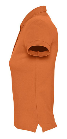 Рубашка поло женская Passion 170, оранжевая - рис 4.