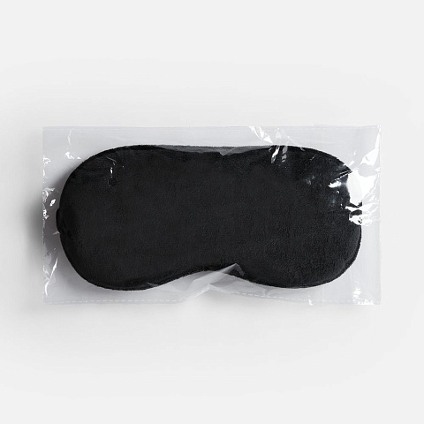 Двухстороняя маска для сна Veluto, черная - рис 7.