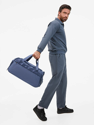 Сумка дорожная Vei, темно-синяя - рис 10.