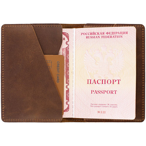 Обложка для паспорта inStream, коричневая - рис 7.