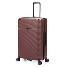 Чемодан TORBER Onego, бордовый, ABS-пластик, 69,5 х 46 х 26 см, 69 л
