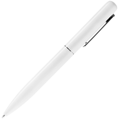 Ручка шариковая Scribo, матовая белая - рис 5.