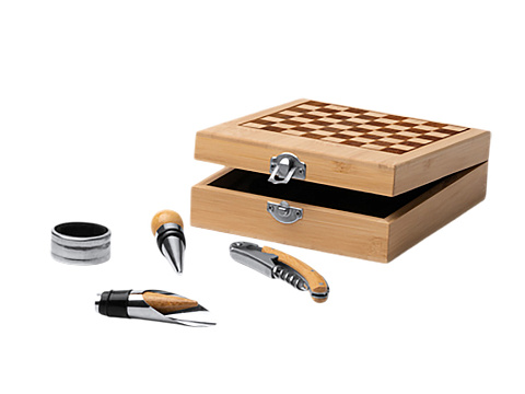 Набор для вина с шахматами ФРЕСНО - рис 3.