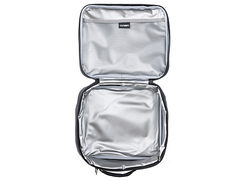 Термосумка для ланча TORBER, чёрный, полиэстер, 23 х 9 х 27 см - рис 6.
