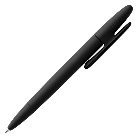 Ручка шариковая Prodir DS5 TRR-P Soft Touch, черная - рис 4.