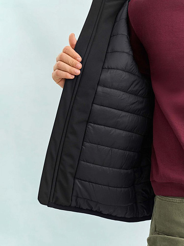 Жилет софтшелл унисекс Falcon BW, темный хаки - рис 8.