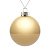 Елочный шар Finery Gloss, 10 см, глянцевый золотистый - миниатюра