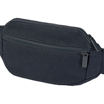 Кресент сумка через плечо Aware™ плотностью 500 г/м² из переработанного материала, темно-синий