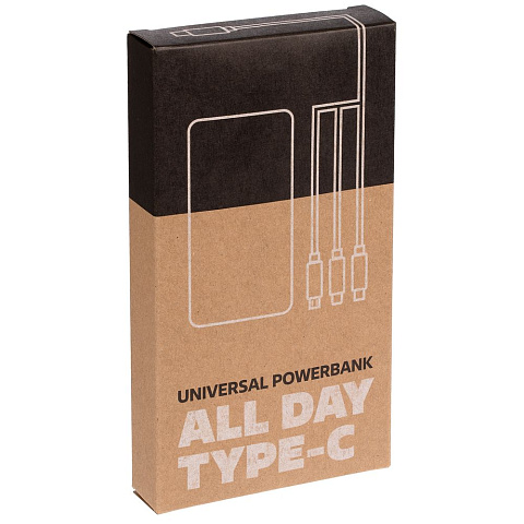 Aккумулятор Uniscend All Day Type-C 10000 мAч, белый - рис 7.