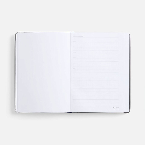 Ежедневник Metal Frame на заказ, датированный, синий - рис 9.