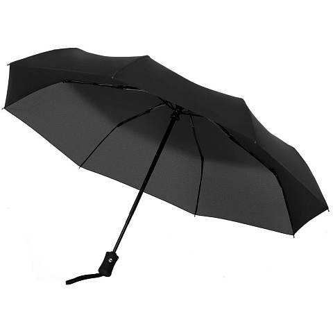 Зонт складной Monsoon, черный - рис 3.
