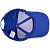 Бейсболка Canopy, ярко-синяя с белым кантом - миниатюра - рис 4.