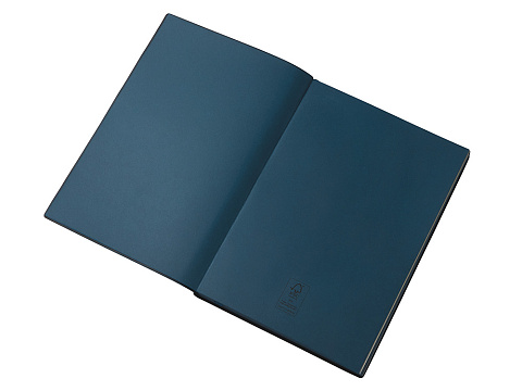 Блокнот C1 софт-тач, гибкая обложка, 128 листов, темно-синий - рис 3.