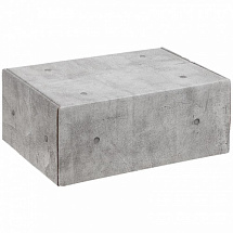 Подарочная коробка Бетонный блок (27х19 см)