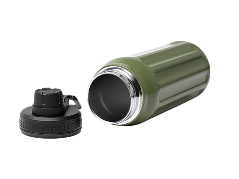 Термос с двойными стенками NOBLEK/НОБЛЕК, темно-зеленый - рис 5.