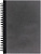 Ежедневник Notera Maxi, недатированный, серый - миниатюра