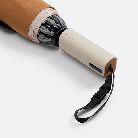 Зонт обратного сложения Easyroll, бежевый - рис 10.